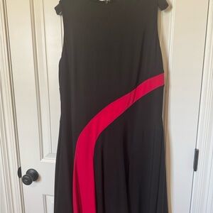 Ralph Lauren Black Dress with Red Accent